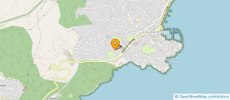localisation de l'entreprise SOCETE CIVILE THEBAIDE à CAVALAIRE-SUR-MER
