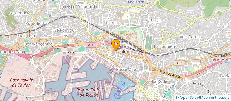 localisation de l'entreprise SOCFI MED  TOULON