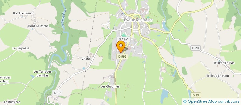 localisation de l'entreprise SOCH  EVAUX-LES-BAINS