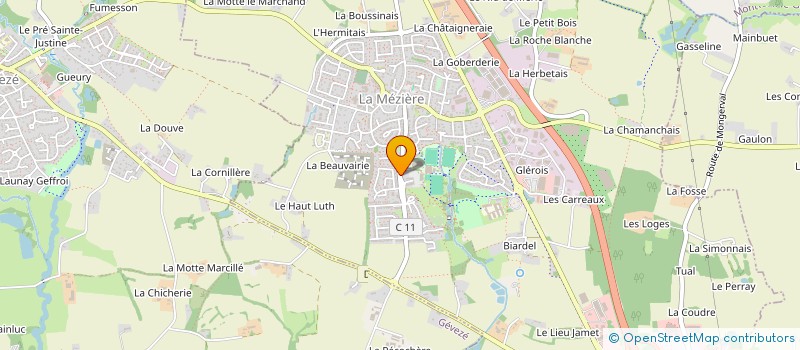 localisation de l'entreprise SOCHA  LA MEZIERE