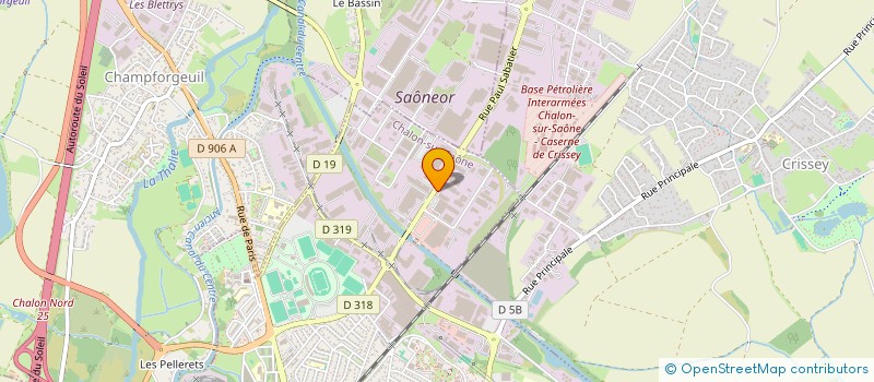 localisation de l'entreprise SOCHALEG à CHALON-SUR-SAONE
