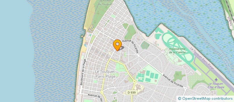 localisation de l'entreprise SOCHAMA à LE TOUQUET PARIS PLAGE