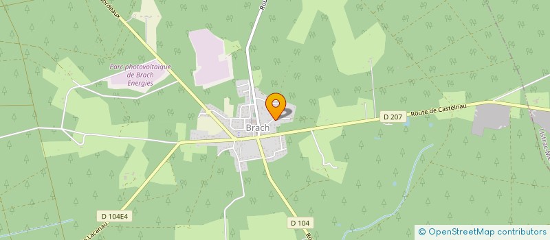 localisation de l'entreprise SOCHANA  BRACH