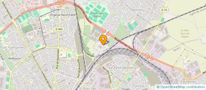 localisation de l'entreprise SOCHARP à BETHENY