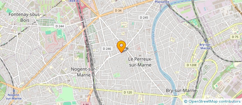 localisation de l'entreprise SOCHAUD'EX à LE PERREUX-SUR-MARNE