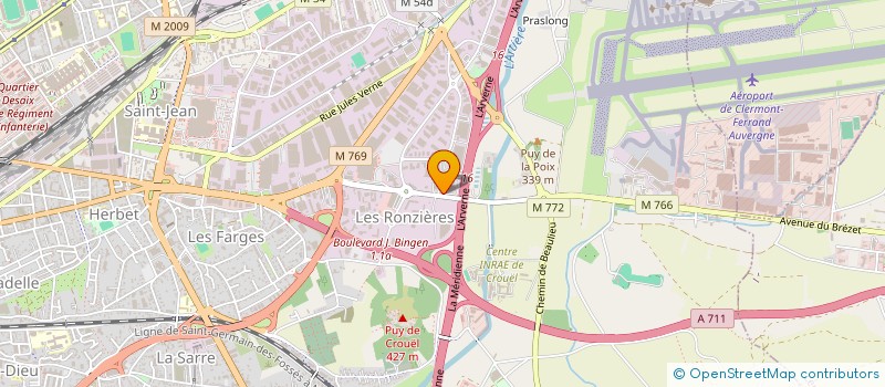 localisation de l'entreprise SOCHEN  CLERMONT-FERRAND