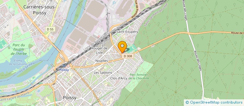 localisation de l'entreprise SOCHIFE-METAL  POISSY