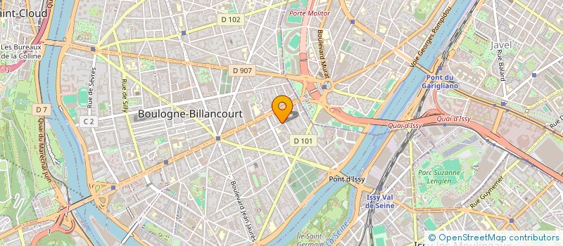 localisation de l'entreprise SOCHIM à BOULOGNE-BILLANCOURT