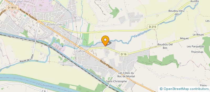 localisation de l'entreprise SOCHRIS  LAFOX