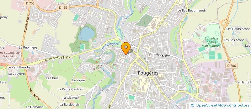 localisation de l'entreprise SOCHRISMAU  FOUGERES