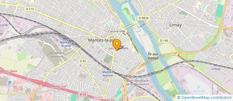 localisation de l'entreprise SOCI CIV GM PATRIMOINE INVESTISSEMENT  MANTES-LA-JOLIE