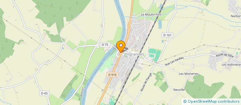 localisation de l'entreprise SOCI DE TRANSPORT ET ACTIVITES ANNEXES  DANGE-SAINT-ROMAIN