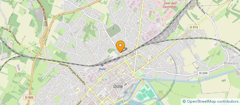localisation de l'entreprise SOCIAL ACTE à DOLE