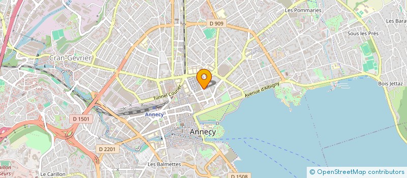 localisation de l'entreprise SOCIAL ALTHAYS à ANNECY