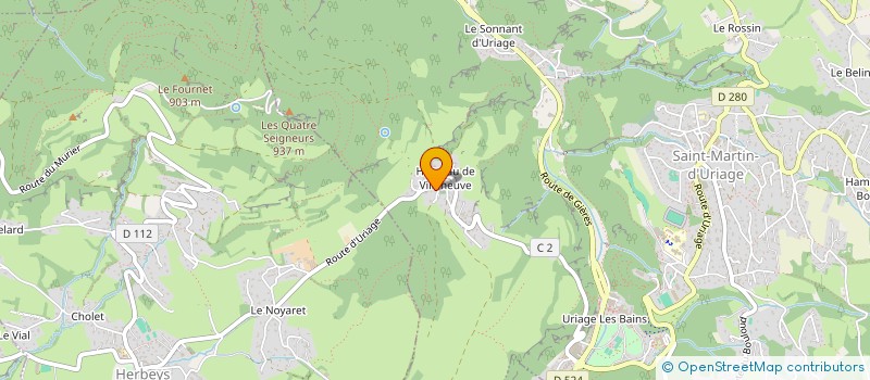 localisation de l'entreprise SOCIAL + : ASSOCIATION POUR L'EDUCATION POSITIVE ET LE DEVELOPPEMENT SOCIAL  SAINT-MARTIN-D'URIAGE