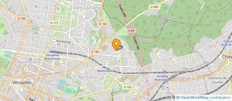 localisation de l'entreprise SOCIAL DANCE CLUB à VERSAILLES
