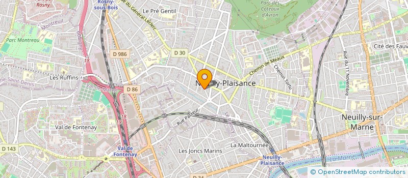 localisation de l'entreprise SOCIAL FACTORY DEVELOPMENT  NEUILLY-PLAISANCE