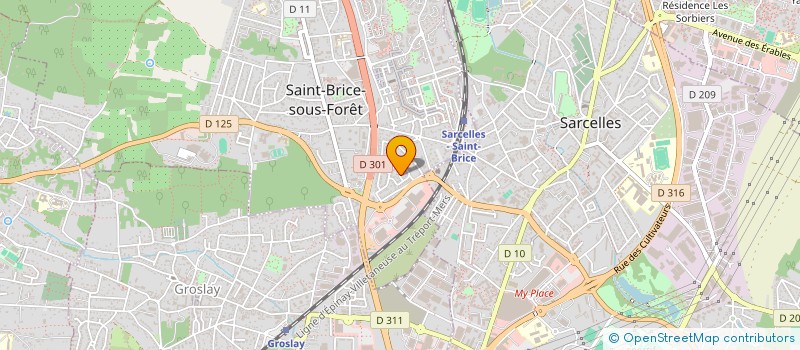 localisation de l'entreprise SOCIAL FOOD à SAINT-BRICE-SOUS-FORET
