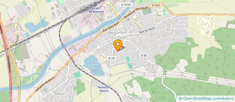 localisation de l'entreprise SOCIAL FORMATION INSERTION ANIMATION à BEAUMONT-SUR-OISE