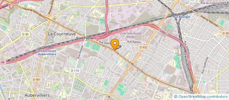 localisation de l'entreprise SOCIAL KING ASSOCIATION FRANCE - SKAF à LA COURNEUVE