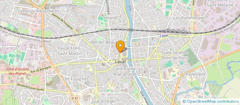 localisation de l'entreprise SOCIAL PLUS à LAVAL