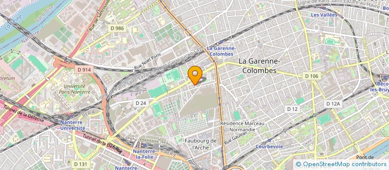 localisation de l'entreprise SOCIAL REEL à LA GARENNE-COLOMBES