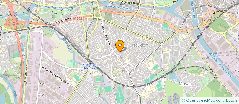 localisation de l'entreprise SOCIAL SANS FRONTIERES à STRASBOURG