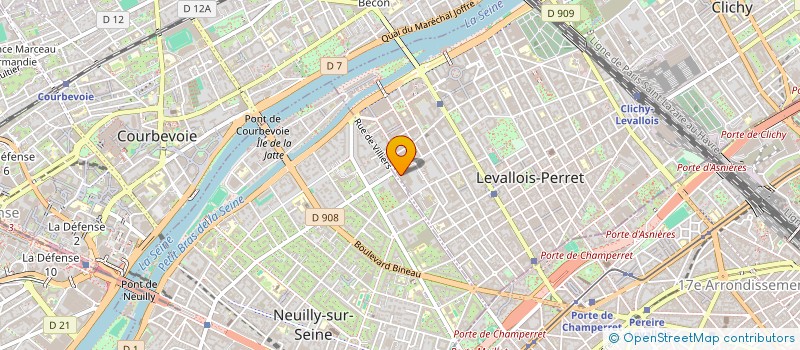 localisation de l'entreprise SOCIAL SPORTS ARW à LEVALLOIS-PERRET