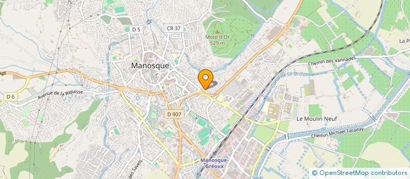 localisation de l'entreprise SOCIAL STREAM à MANOSQUE