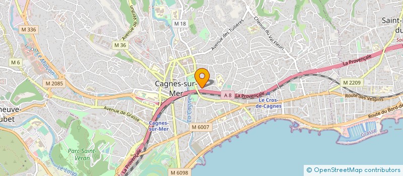 localisation de l'entreprise SOCIALE ET COMPAGNIES à CAGNES-SUR-MER