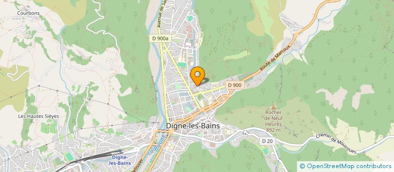 localisation de l'entreprise SOCIALP' MOUV 04 à DIGNE-LES-BAINS