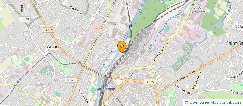 localisation de l'entreprise SOCIALWOK à VALENCIENNES