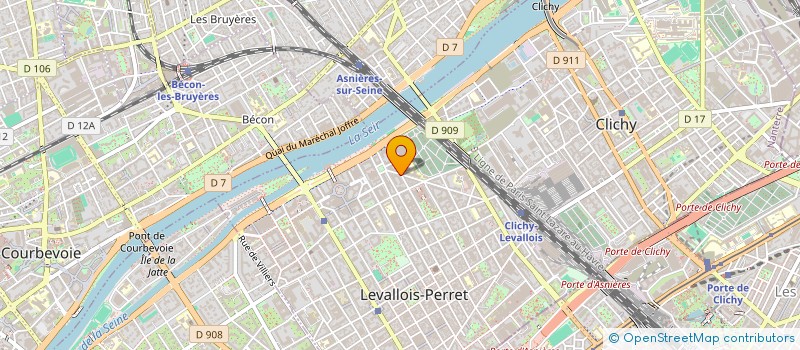 localisation de l'entreprise SOCIBIM à LEVALLOIS-PERRET