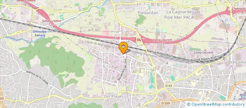 localisation de l'entreprise SOCIC à SIX-FOURS-LES-PLAGES