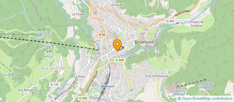 localisation de l'entreprise SOCIE EXPL PARF DES HAU ALPE à BRIANCON