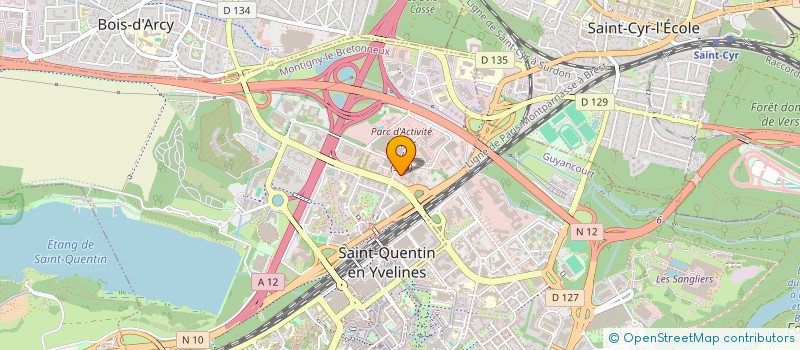 localisation de l'entreprise SOCIEP SA  MONTIGNY-LE-BRETONNEUX