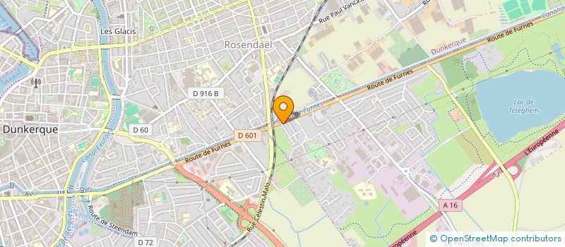 localisation de l'entreprise SOCIET CIVILE IMMOBILIERE BATIMOYATS ET PAR ABREVIATION SCI BATIMOYATS  TETEGHEM-COUDEKERQUE-VILLAGE