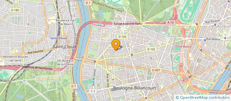 localisation de l'entreprise SOCIET CIVLE LES 3 BABIBULLES à BOULOGNE-BILLANCOURT