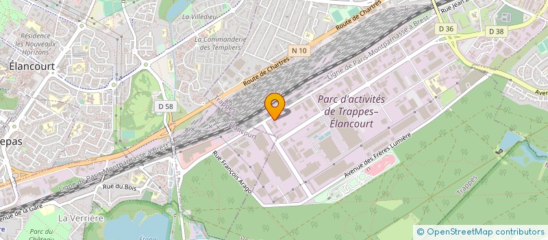localisation de l'entreprise SOCIET PARISIENNE DE VEHICULES INDUSTRIELS à TRAPPES