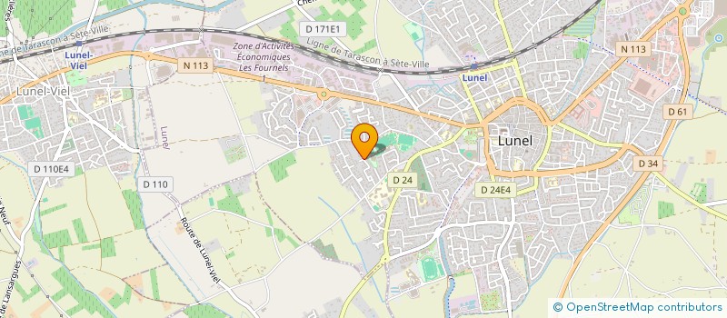 localisation de l'entreprise SOCIETALE LUNEL PETITE CAMARGUE à LUNEL