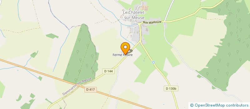 localisation de l'entreprise SOCIETAS TRINITARIS à LE CHATELET-SUR-MEUSE