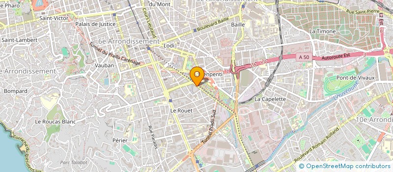 localisation de l'entreprise SOCIETE 112  MARSEILLE