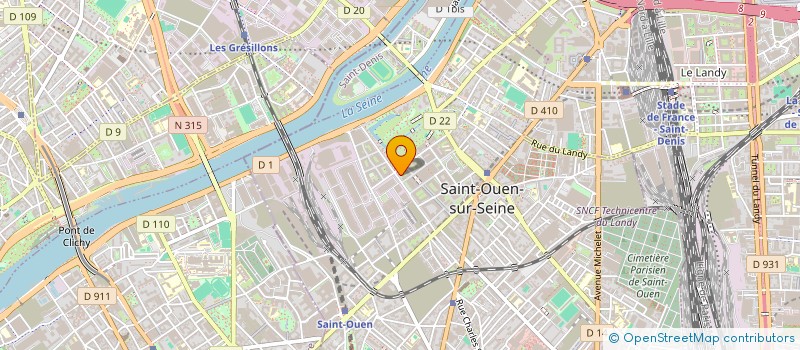 localisation de l'entreprise SOCIETE 2000 à SAINT-OUEN-SUR-SEINE