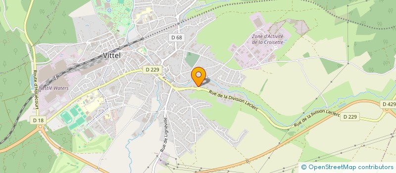 localisation de l'entreprise SOCIETE 26 AVENUE CARNOT  VITTEL