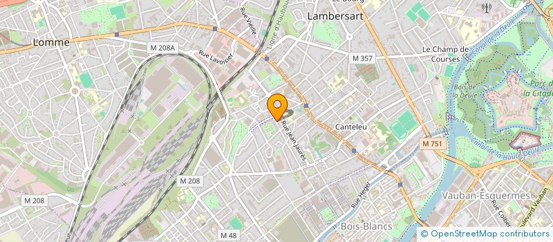 localisation de l'entreprise SOCIETE 2B2H à LILLE