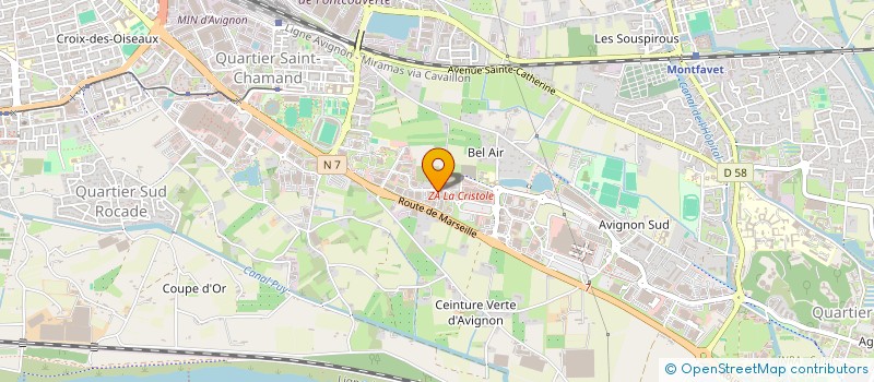 localisation de l'entreprise SOCIETE 2LCL à AVIGNON