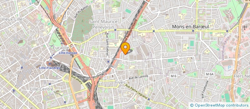 localisation de l'entreprise SOCIETE 2M IMMOBILIER à LILLE