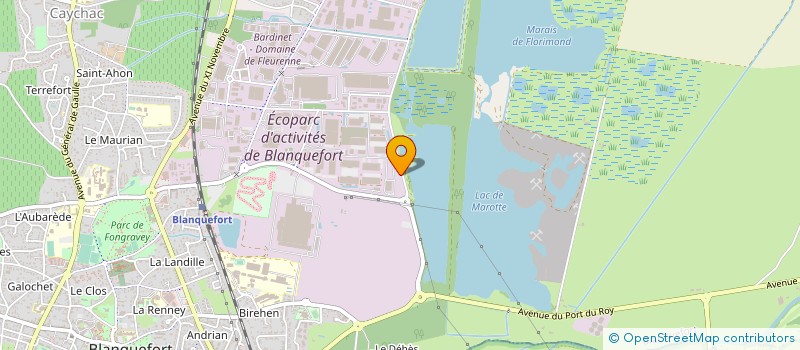 localisation de l'entreprise SOCIETE 3 D à BLANQUEFORT
