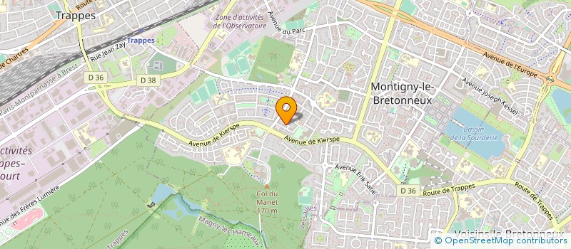 localisation de l'entreprise SOCIETE 3C à MONTIGNY-LE-BRETONNEUX
