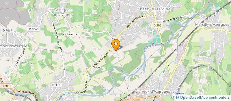 localisation de l'entreprise SOCIETE 42  CHAZAY-D'AZERGUES